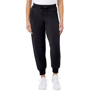 Kirkland Signature Women's S Black Scuba Jogger Sweatpants N0349